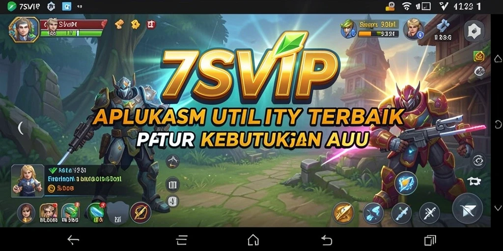 Tampilan antarmuka 7SVIP yang menarik dan user-friendly.