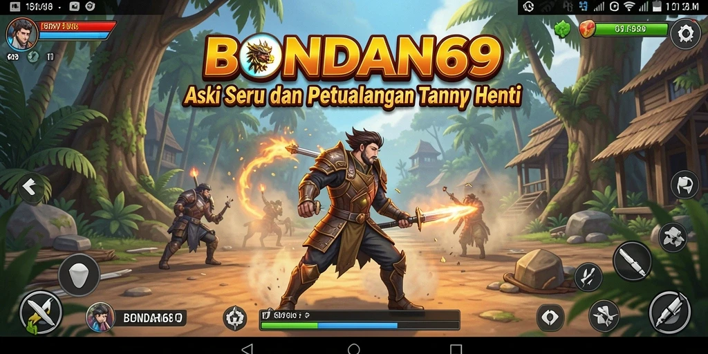 Screenshot BONDAN69 menampilkan aksi intense dalam pertempuran.