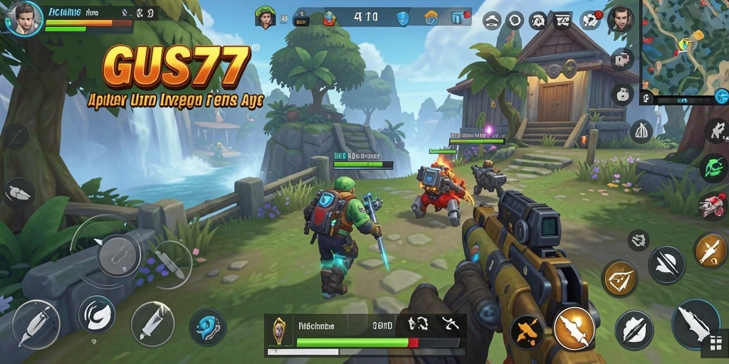 Tampilan antarmuka GUS77 yang modern dan fungsional.