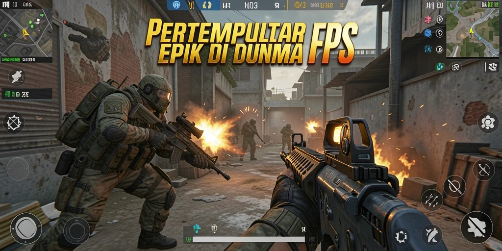 Gameplay H03 menampilkan pertempuran FPS yang intens dan mengasyikkan.