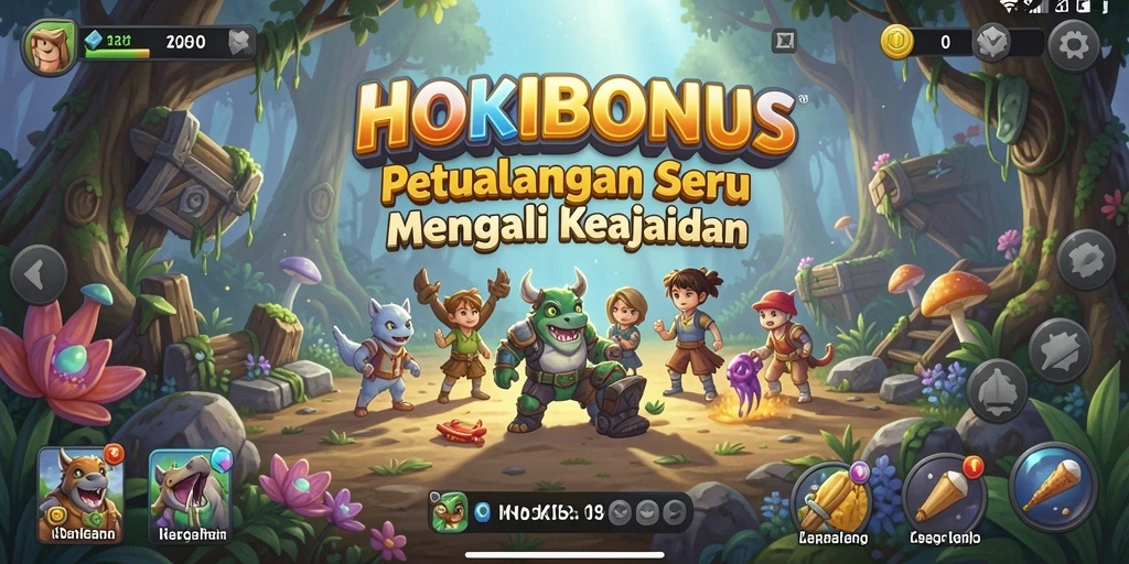 Screenshot gameplay HOKIBONUS yang memperlihatkan petualangan seru.