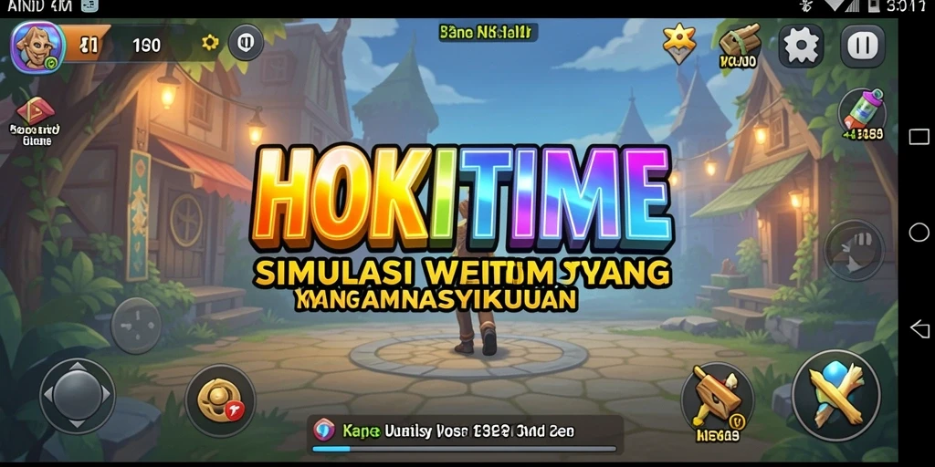 Gameplay HOKITIME yang menarik dengan elemen simulasi waktu.