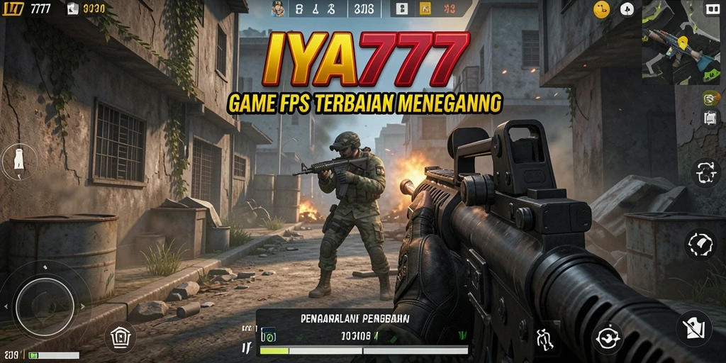 Gameplay mendebarkan dalam IYA777 dengan aksi FPS yang intens.