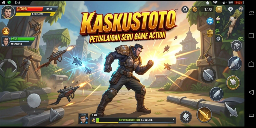 Tangkapan layar KASKUSTOTO menampilkan gameplay Action yang mendebarkan.