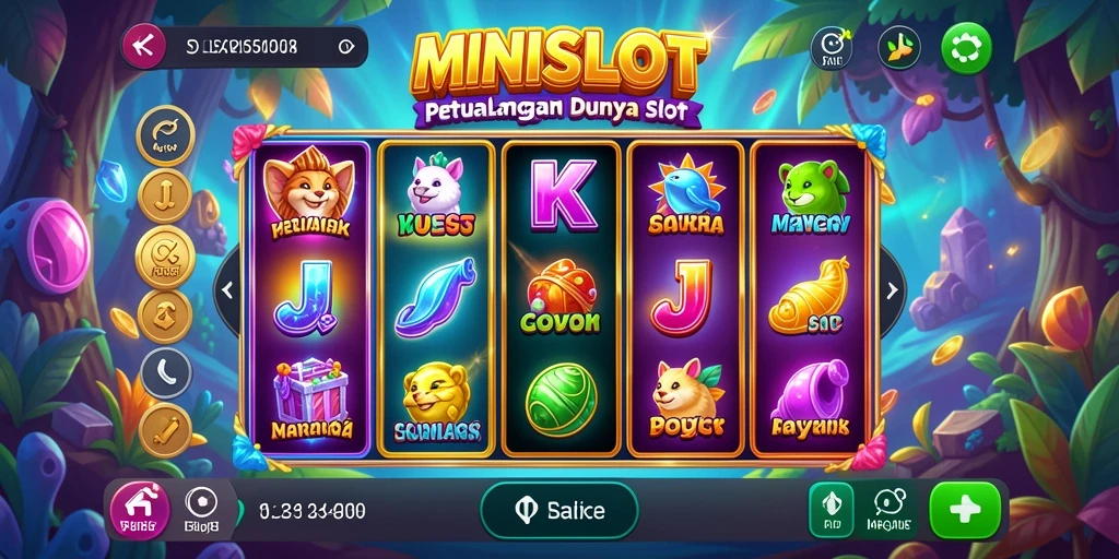 Screenshot gameplay MINISLOT dengan petualangan yang menakjubkan.