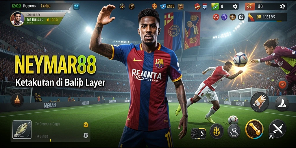 Screenshot gameplay <strong>NEYMAR88</strong> menampilkan suasana Horror yang mencekam.