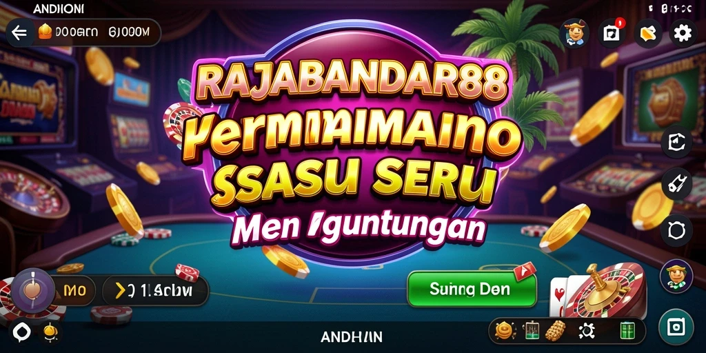 Tampilan menarik dan gameplay seru di RAJABANDAR88.