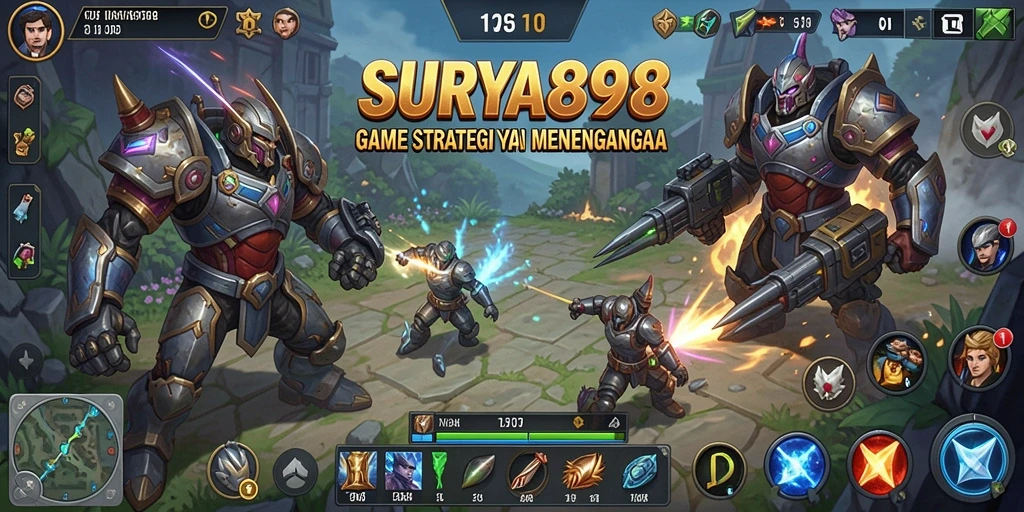 Tampilan menarik dari gameplay SURYA898 dengan grafis yang menawan.