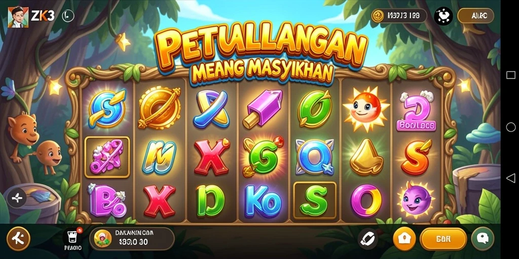 Screenshot menunjukkan gameplay ZK3 yang menarik dan penuh aksi Slot.